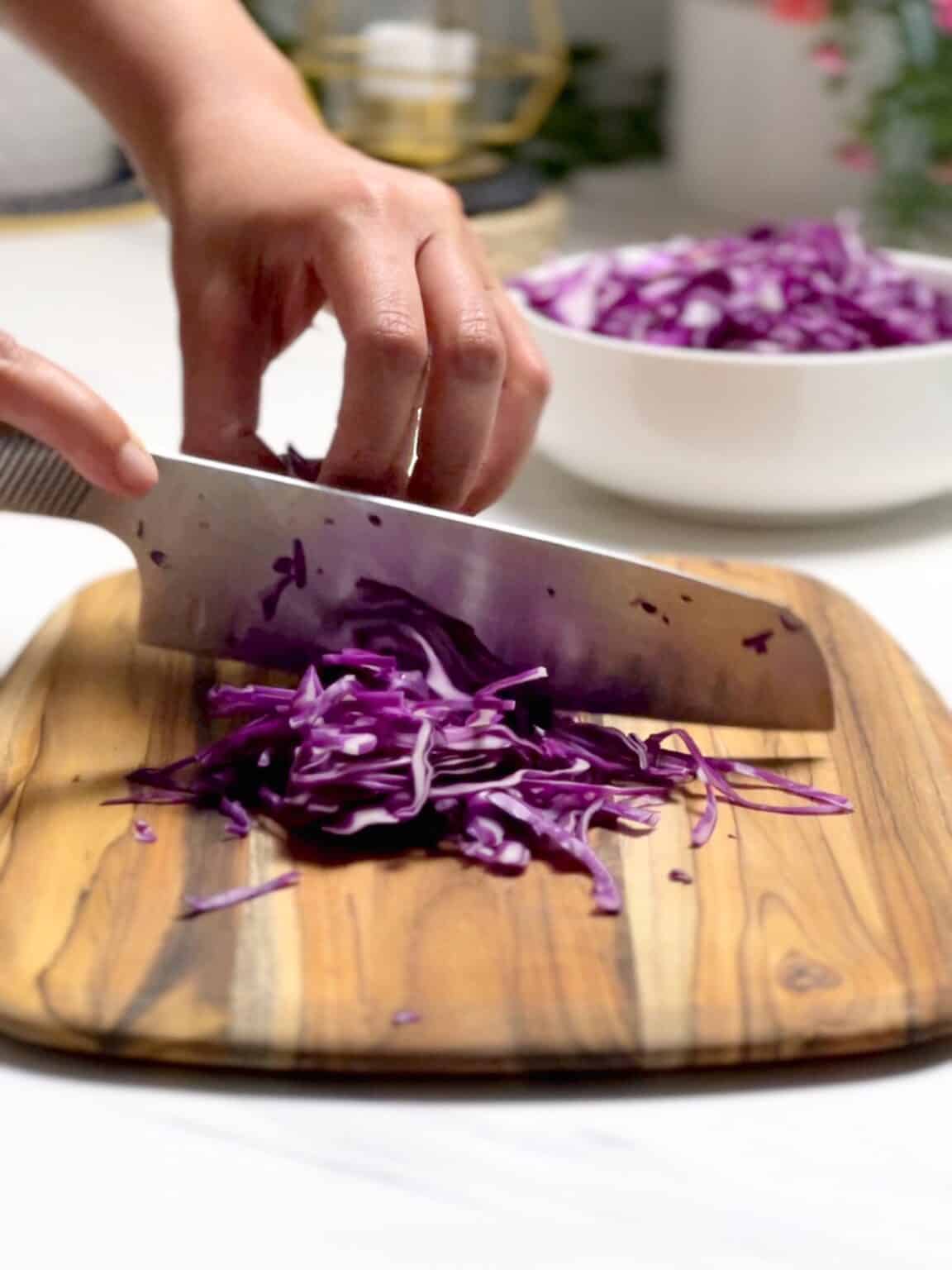 Steamed Purple Cabbage