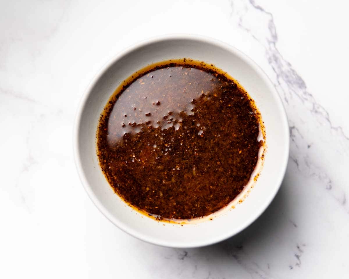 homemade jerk seasoning paste in a small bowl